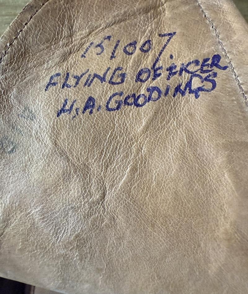 Royal Air Force Named 1941 Pattern Flying Gauntlets Size 10 - Nice Used Condition — image 6