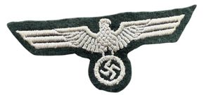 WH (Heer) M36 Type Breast Eagle - Mint Condition