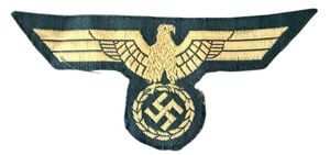 Kriegsmarine Coastal Artillery Breast Eagle - Nice Used Condition
