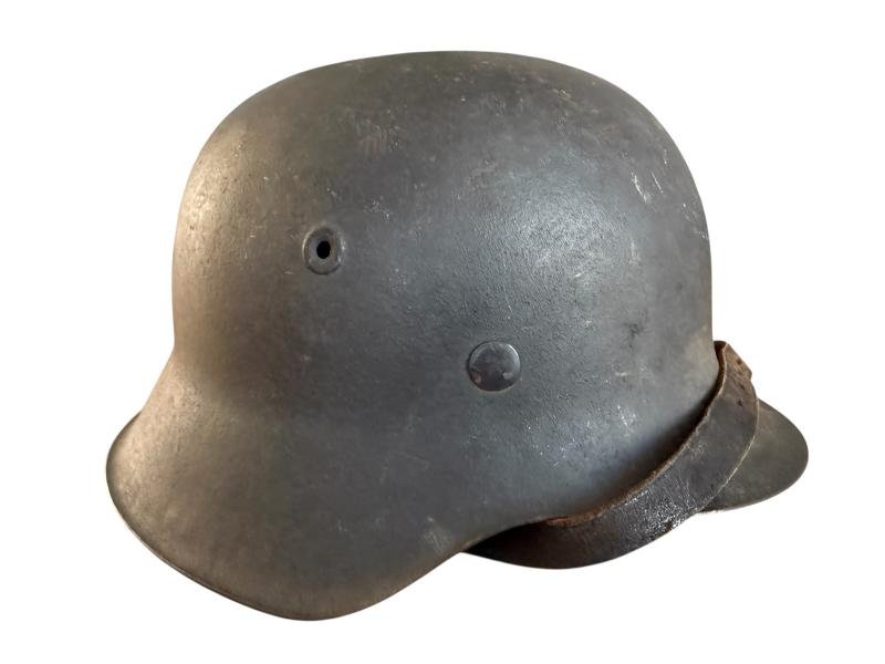 WH (Luftwaffe) Single Decal M42 Combat Helmet - Nice Used Condition — image 3