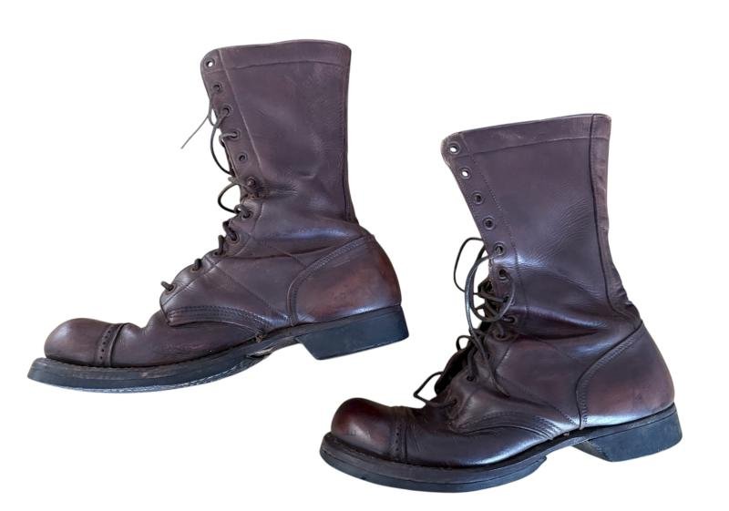 U.S. (Airborne) Paratrooper Jump Boots Named to Shea, Francis P. (508-SC)-82nd Airborne Divisie Nice Used Condition — image 3