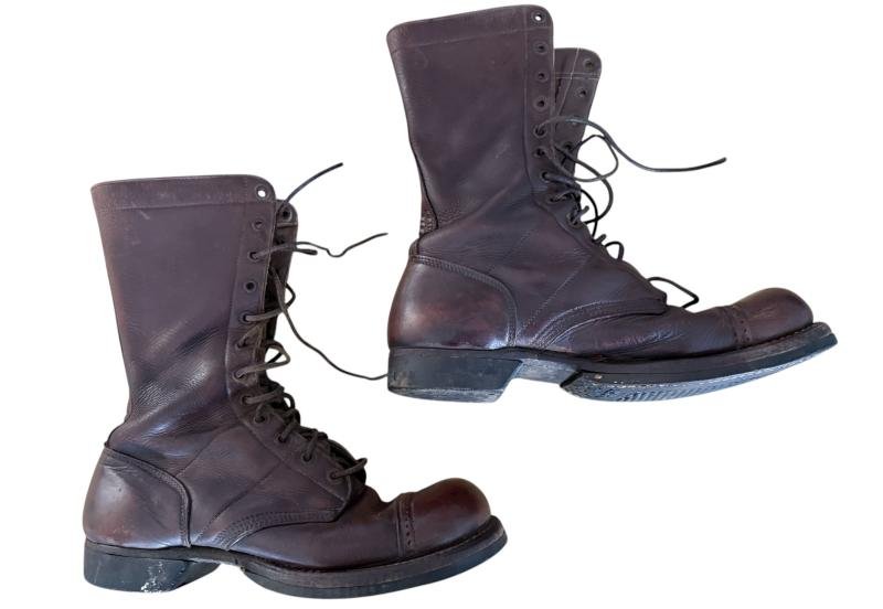 U.S. (Airborne) Paratrooper Jump Boots Named to Shea, Francis P. (508-SC)-82nd Airborne Divisie Nice Used Condition — image 4
