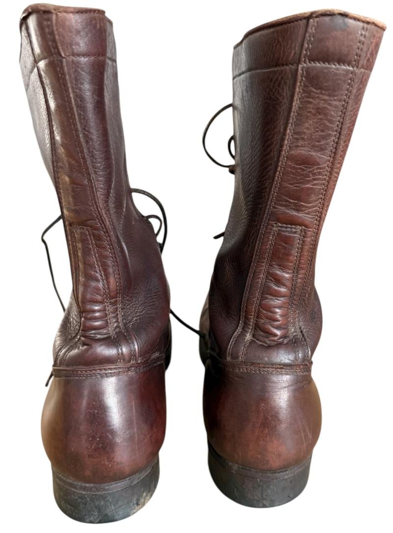 U.S. (Airborne) Paratrooper Jump Boots Named to Shea, Francis P. (508-SC)-82nd Airborne Divisie Nice Used Condition — image 5