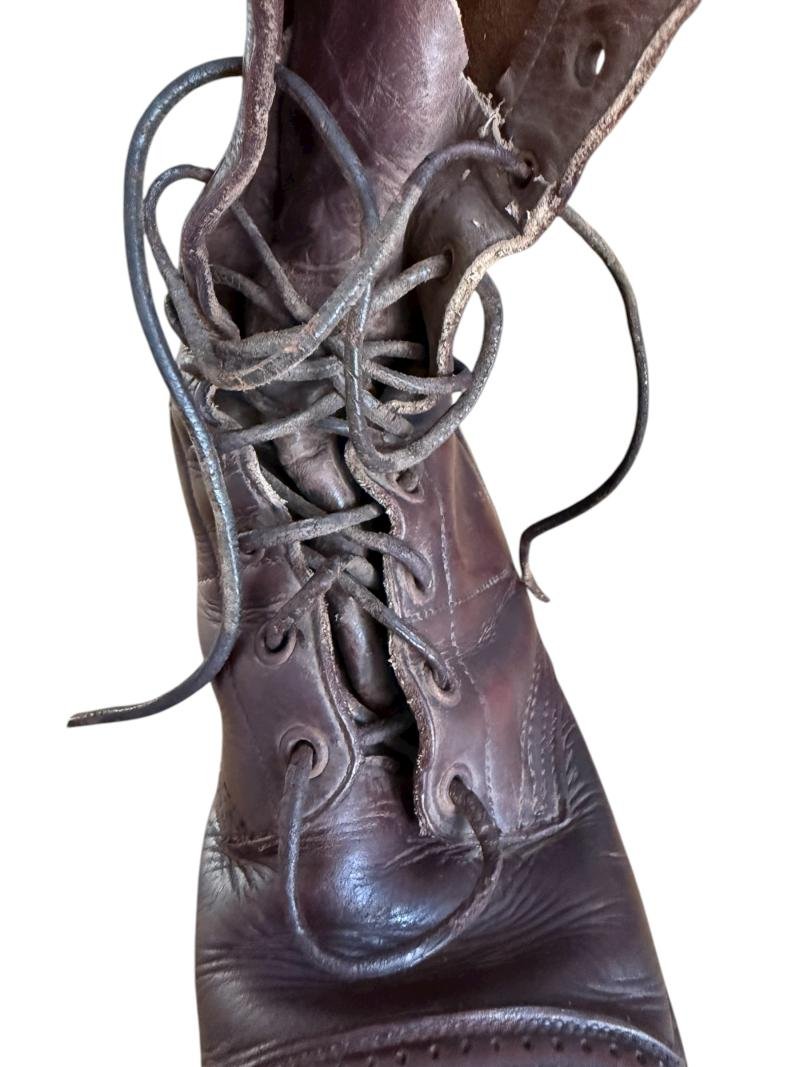 U.S. (Airborne) Paratrooper Jump Boots Named to Shea, Francis P. (508-SC)-82nd Airborne Divisie Nice Used Condition — image 7