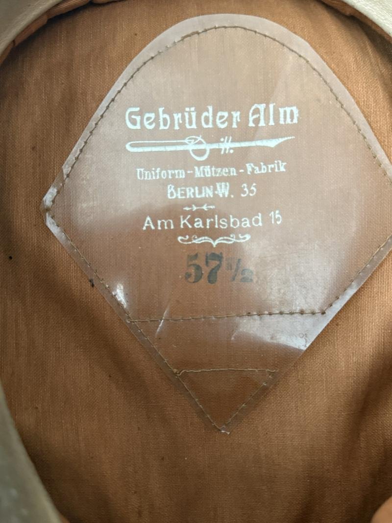 WH (Luftwaffe)Flight/Fallschirmjäger EM/NCO's Visor Cap - Nice Used Condition — image 10