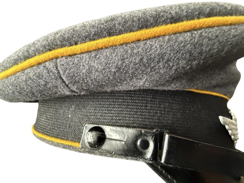 WH (Luftwaffe)Flight/Fallschirmjäger EM/NCO's Visor Cap - Nice Used Condition — image 12