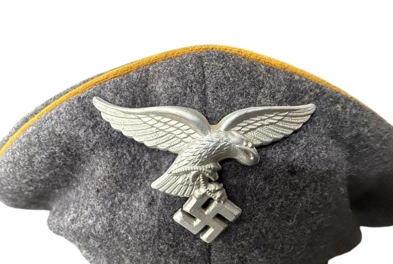 WH (Luftwaffe)Flight/Fallschirmjäger EM/NCO's Visor Cap - Nice Used Condition — image 4
