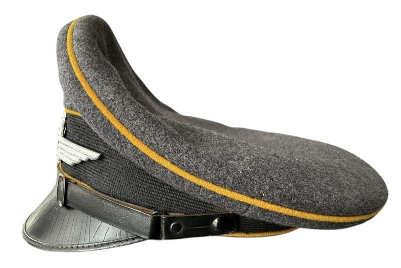 WH (Luftwaffe)Flight/Fallschirmjäger EM/NCO's Visor Cap - Nice Used Condition — image 6