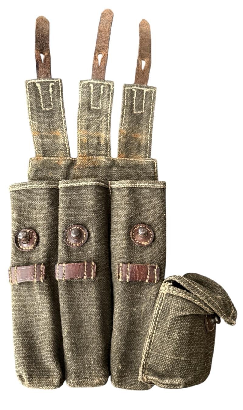 WH (HEER) Webbing MP38/40 Magazine Pouch 1942 - Nice Used Condition — image 3