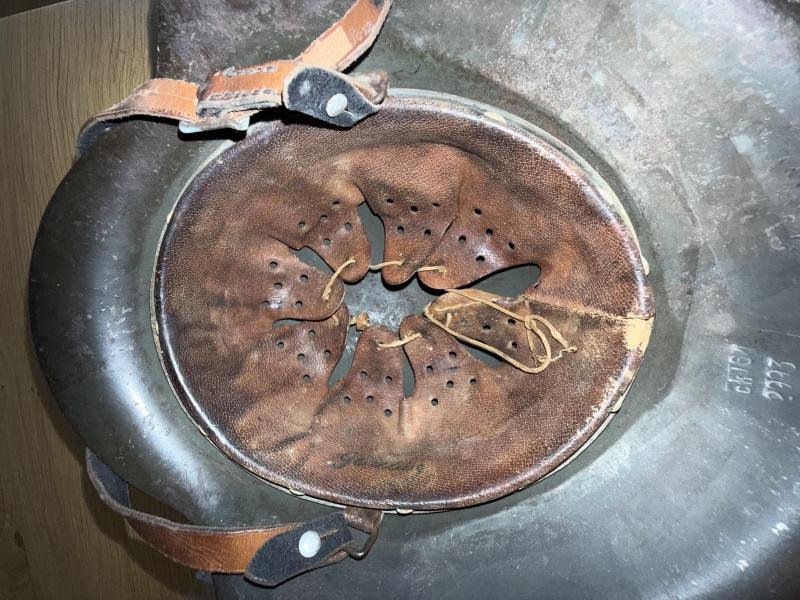 WH (Heer) M42 Single Decal Combat Helmet - Nice Used Condition — image 11