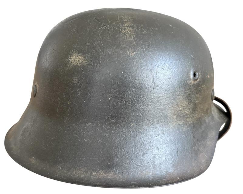 WH (Heer) M42 Single Decal Combat Helmet - Nice Used Condition — image 8