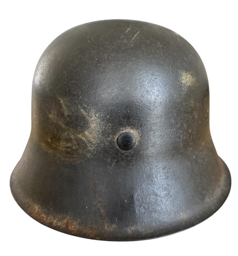 WH (Heer) M42 Single Decal Combat Helmet - Nice Used Condition — image 9