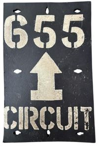 British Army Road and/or Convoy Sign - Nice Used Condition