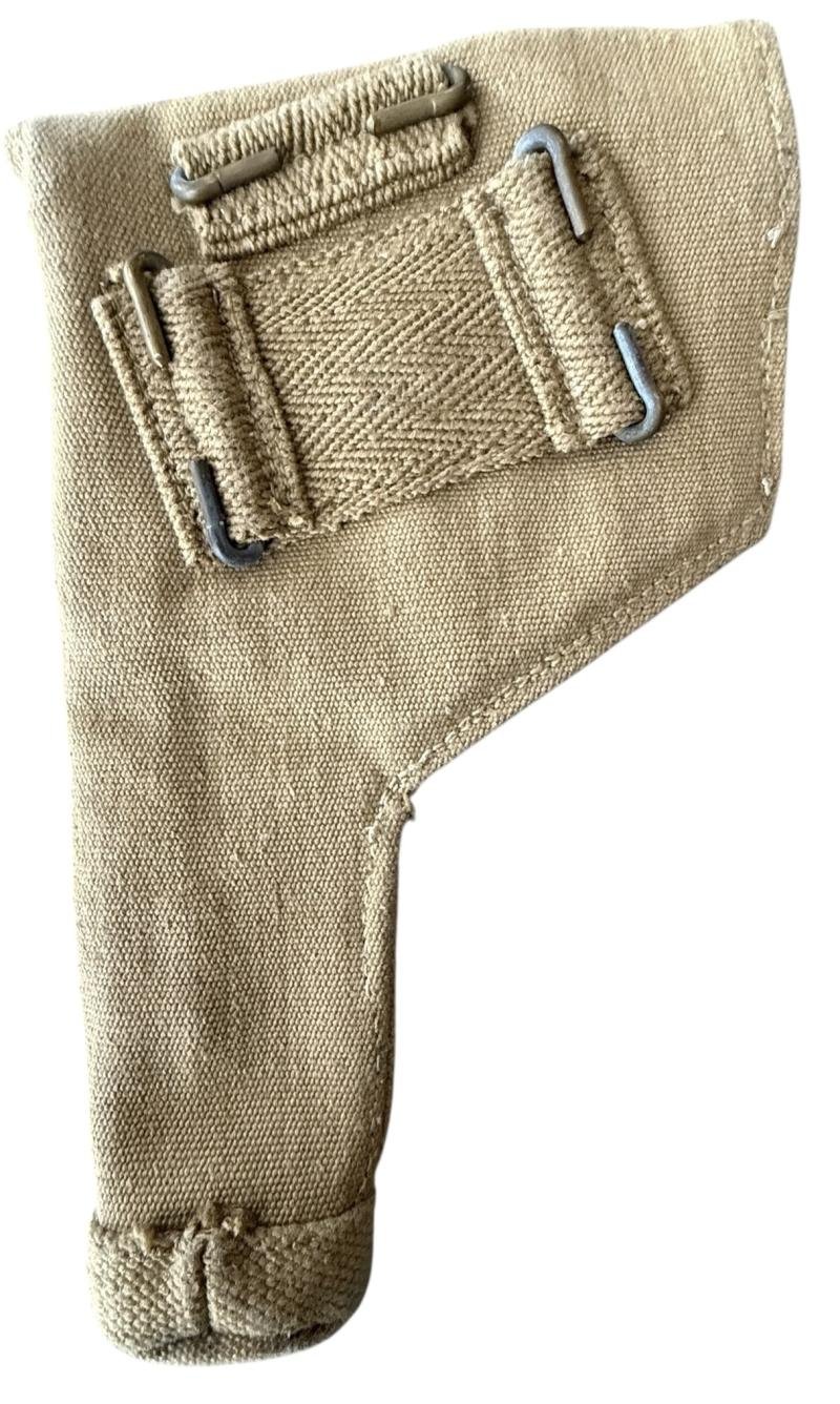 British 1937 Pattern Webbing Pistol Holster 1943 - Nice Used Condition — image 2