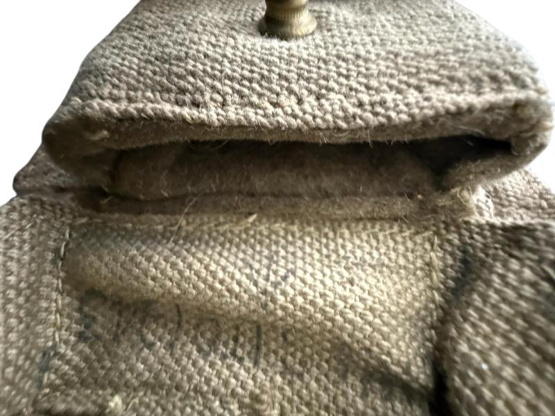 British 1937 Pattern Pistol Holster and Compass Pouch - Unissued Condition — image 6