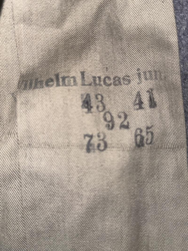 WH (Luftwaffe) 'Luftkriegschule' Four Pocket Tunic 1936 - Nice Used Condition — image 13