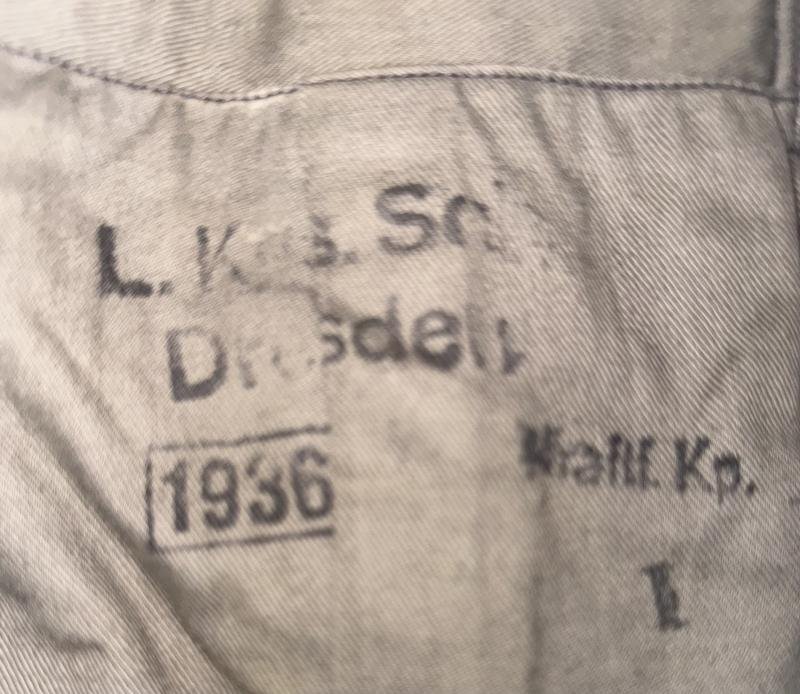 WH (Luftwaffe) 'Luftkriegschule' Four Pocket Tunic 1936 - Nice Used Condition — image 14