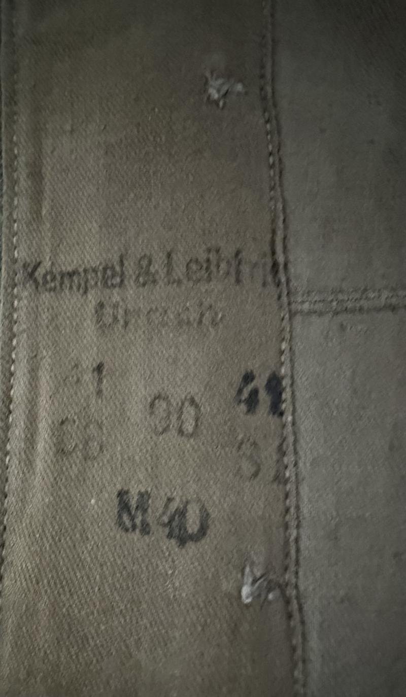 WH (Heer) M36 Cavalry NCO's 'Spiess' Field Blouse - Nice Used Condition — image 10