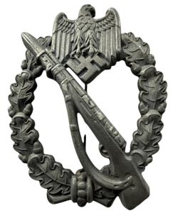 Infantry Assault Badge in Silver - Nice Used Condition