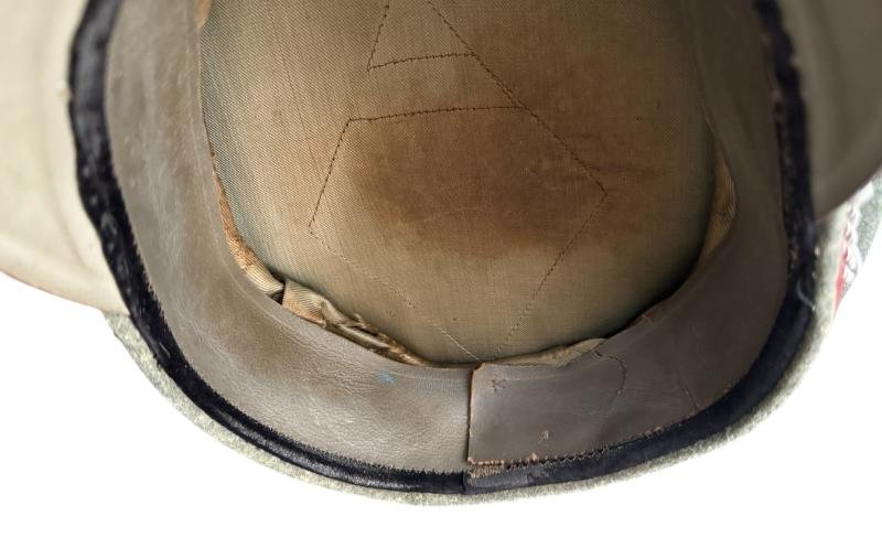 WH (Heer) Artillery Officers Visor Cap - Nice Used Condition — image 11
