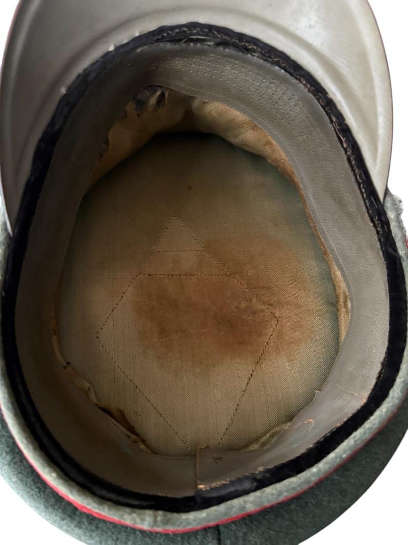 WH (Heer) Artillery Officers Visor Cap - Nice Used Condition — image 12