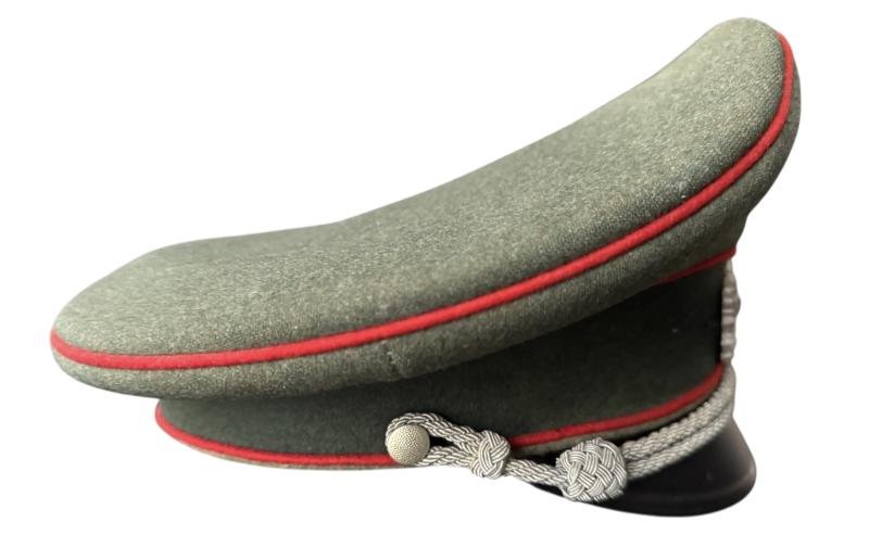 WH (Heer) Artillery Officers Visor Cap - Nice Used Condition — image 4