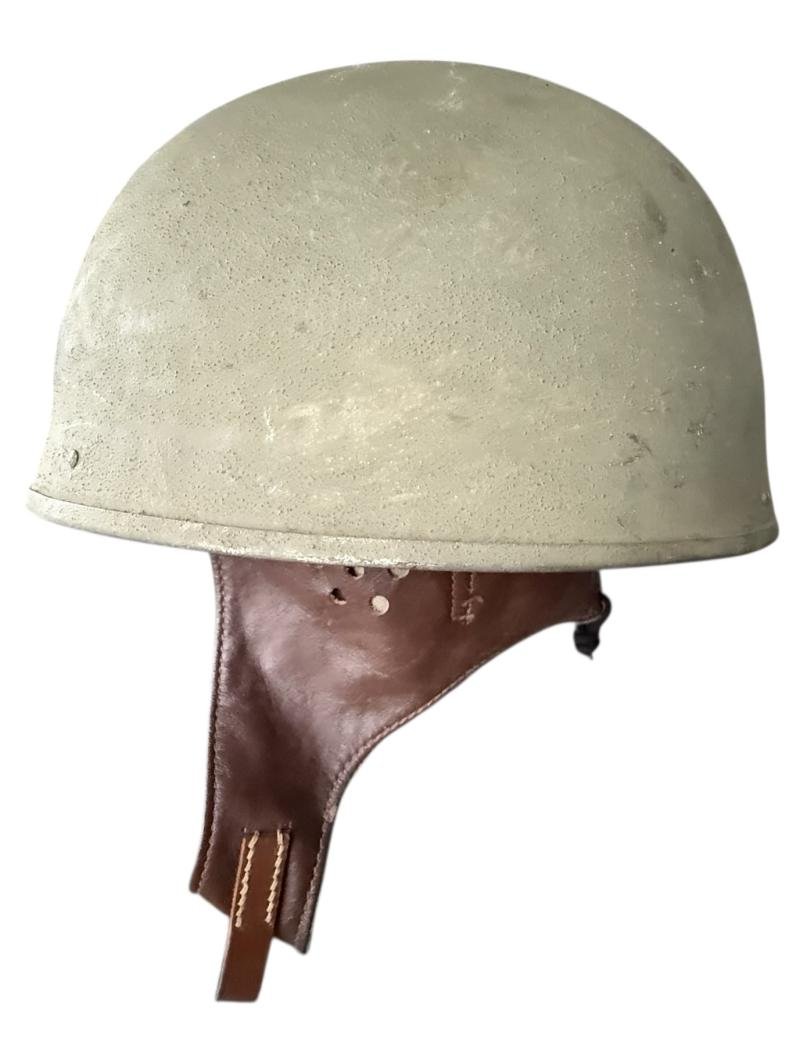 British Dispatch Riders i.e. Motorcyclist Helmet Size7 Dated 1942 -Unissued Condition — image 2