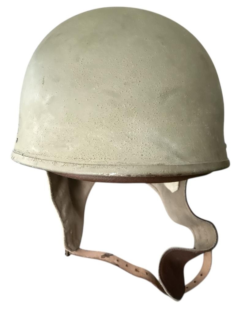 British Dispatch Riders i.e. Motorcyclist Helmet Size7 Dated 1942 -Unissued Condition — image 5