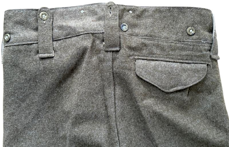 British 1937 Pattern Battle Dress Trousers - Nice Used Condition — image 7