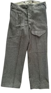 British 1937 Pattern Battle Dress Trousers - Nice Used Condition