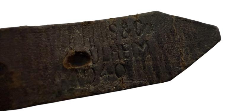 WH (Heer) M40 Named Combat Helmet - Nice Used Condition — image 11