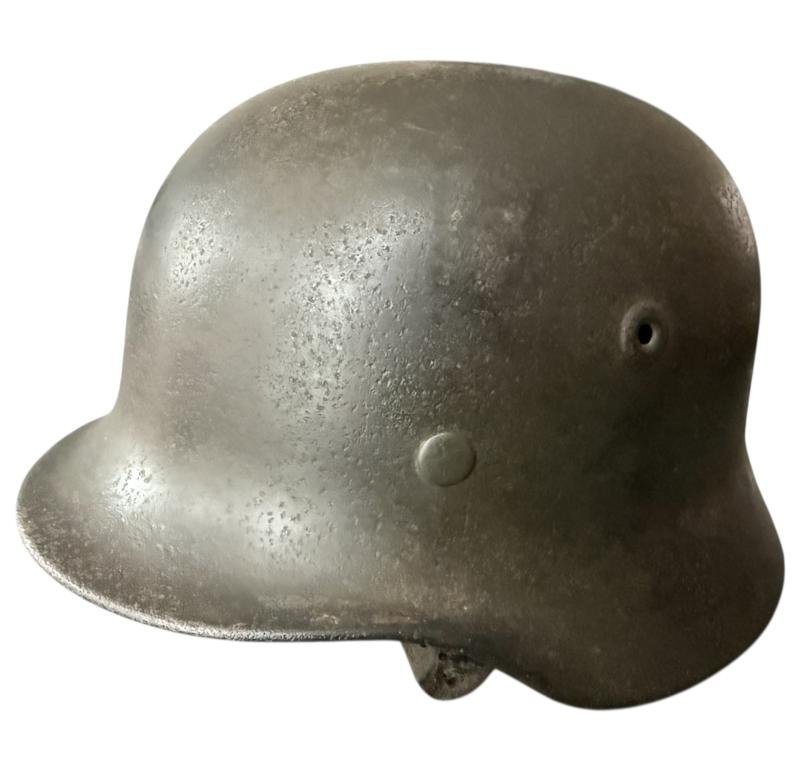 WH (Heer) M40 Named Combat Helmet - Nice Used Condition — image 2