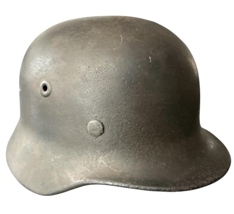 WH (Heer) M40 Named Combat Helmet - Nice Used Condition — image 3