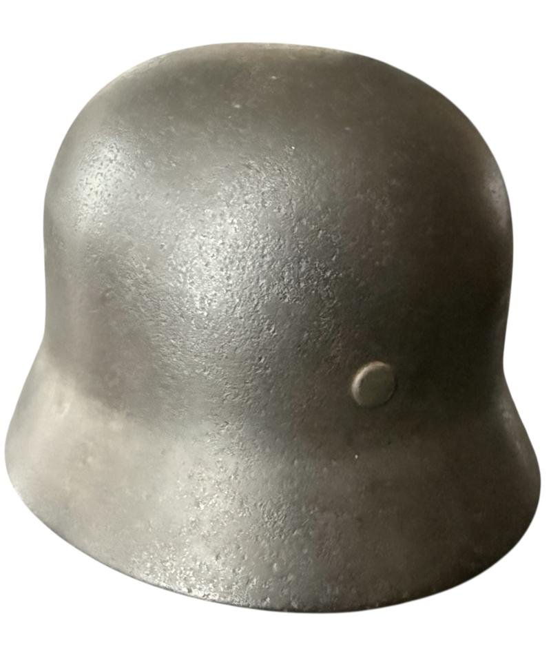 WH (Heer) M40 Named Combat Helmet - Nice Used Condition — image 4