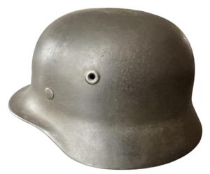 WH (Heer) M40 Named Combat Helmet - Nice Used Condition