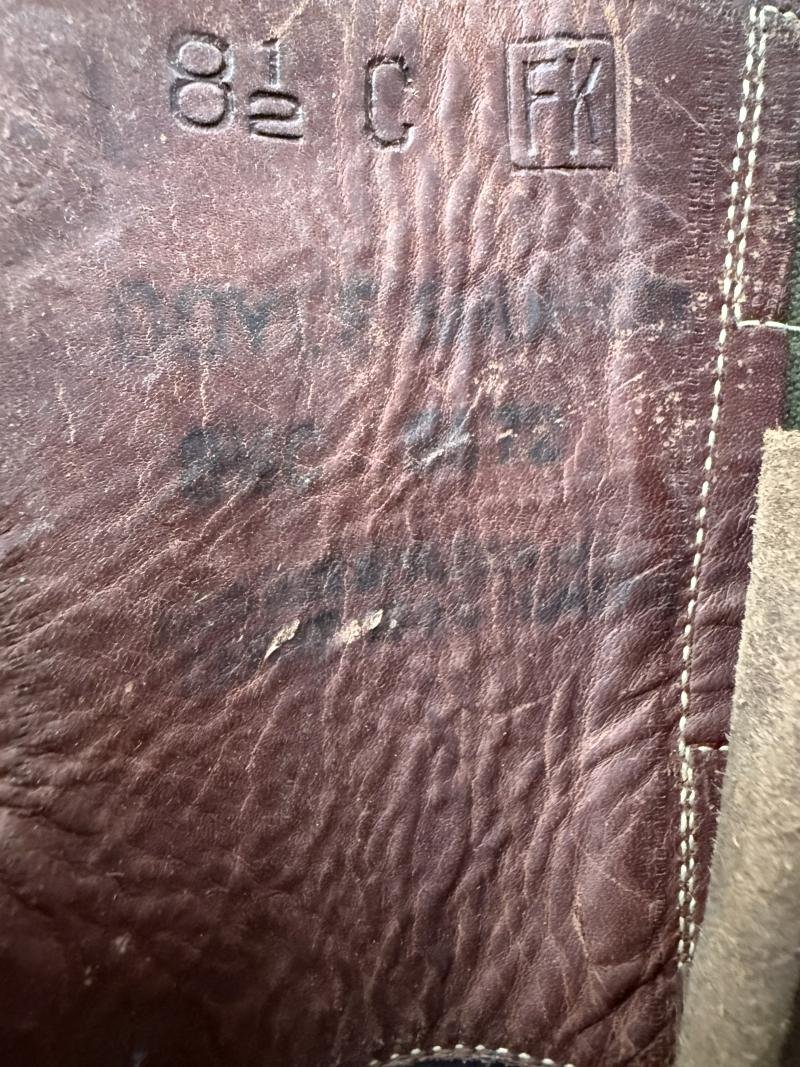 U.S. M1943 Service Boots Dated Sized 8 1/2 - Nice Used Condition — image 11