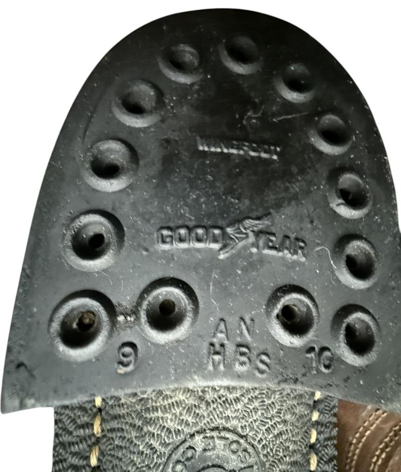 U.S. M1943 Service Boots Dated Sized 8 1/2 - Nice Used Condition — image 7