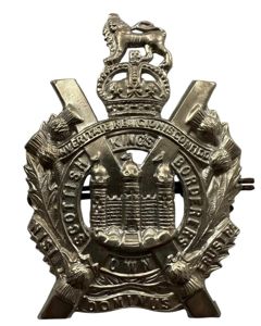 British (Airborne) Kings Own Scottish Border Regiment Cap Badge - …