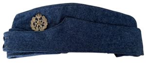 Royal Air Force Side Cap With Brass Cap Badge - …