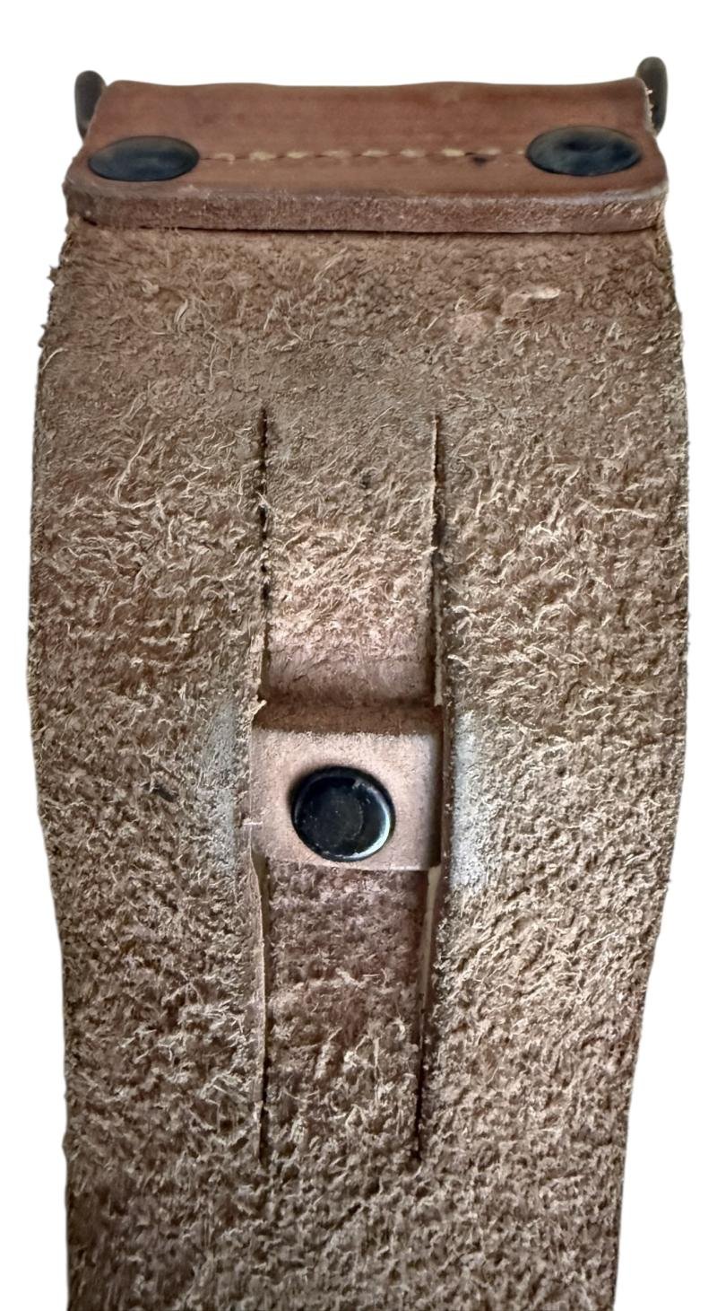 U.S. First Model M3 Trench Knife 'Camillus' 1943 With M6 Leather Scabbard - Nice Used Condition — image 12