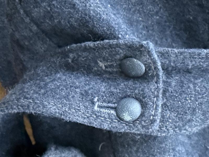 WH (Luftwaffe M43 Cap (Einheitsfeldmütze M43) 1944 Dated - Nice Used Condition — image 9