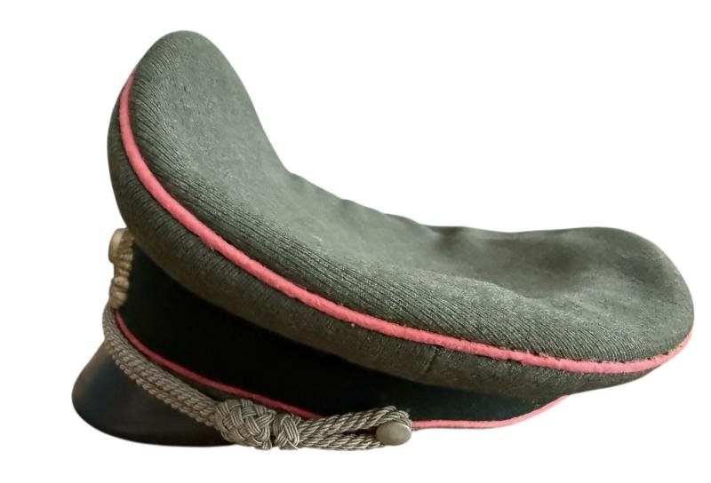 WH (Heer) 'Panzer' Officer's Visor Cap - Nice Used Condition — image 4