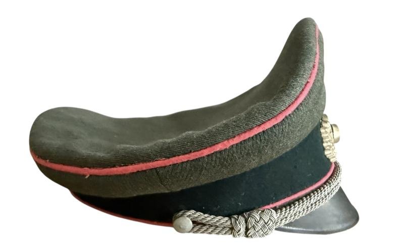 WH (Heer) 'Panzer' Officer's Visor Cap - Nice Used Condition — image 5