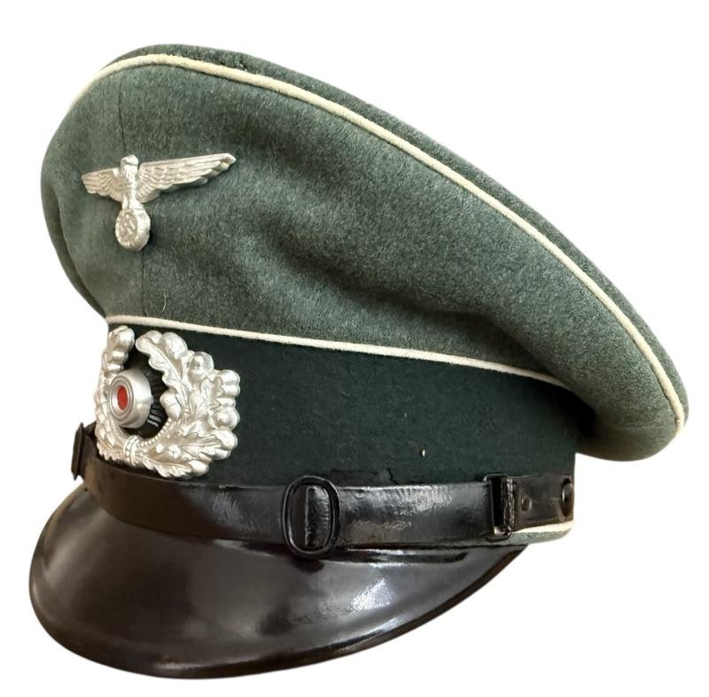 WH (Heer) Infantry EM/NCO's Visor Cap - Nice Used Condition — image 2