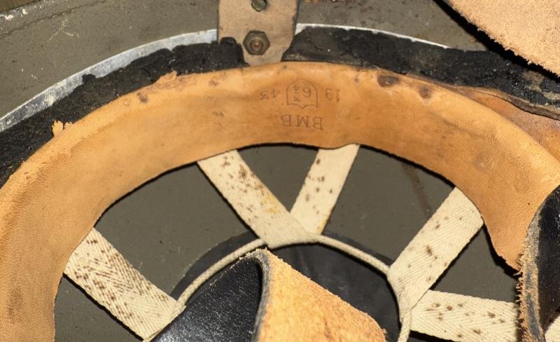 British (Airborne) MK 2 Paratrooper Helmet 1943 Dated size 6 3/4 - Nice Used Condition — image 17