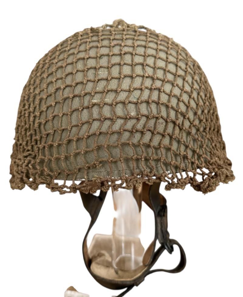 British (Airborne) MK 2 Paratrooper Helmet 1943 Dated size 6 3/4 - Nice Used Condition — image 6