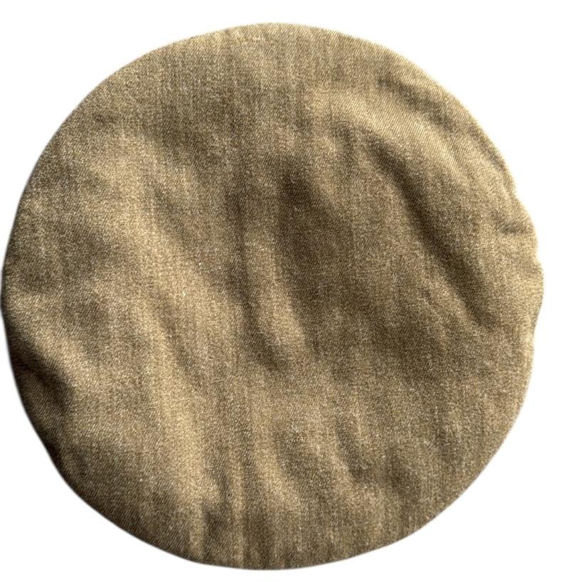 British Khaki Beret Lincolshire Regiment Badged With Black Backing - Nice Used Condition — image 4