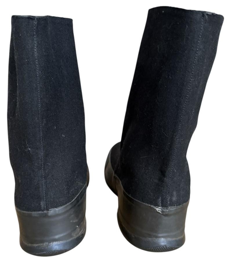 U.S. Second Pattern Artic Cloth Top Overshoes - Unissued Condition — image 4