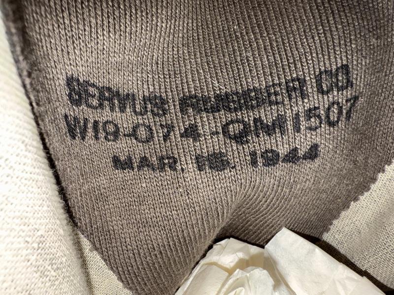 U.S. Second Pattern Artic Cloth Top Overshoes - Unissued Condition — image 6