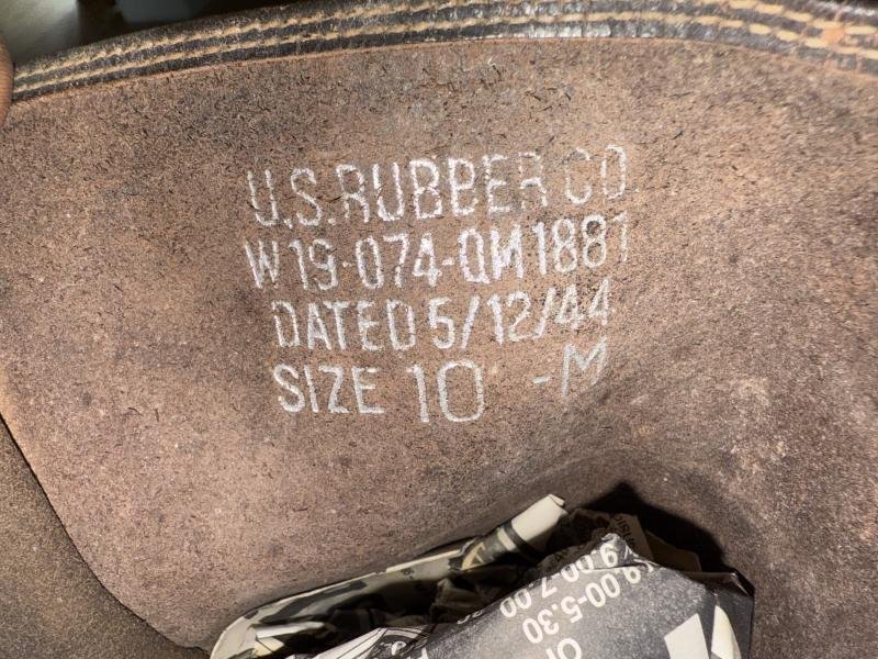 U.S. M1944 12 Inch Shoe Pac Boots - Nice Used Condition — image 10